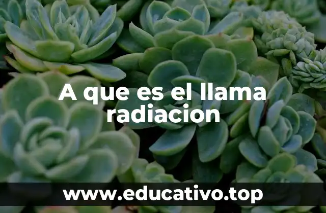 Radiación y su relación con el fuego