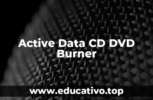 Active Data CD DVD Burner