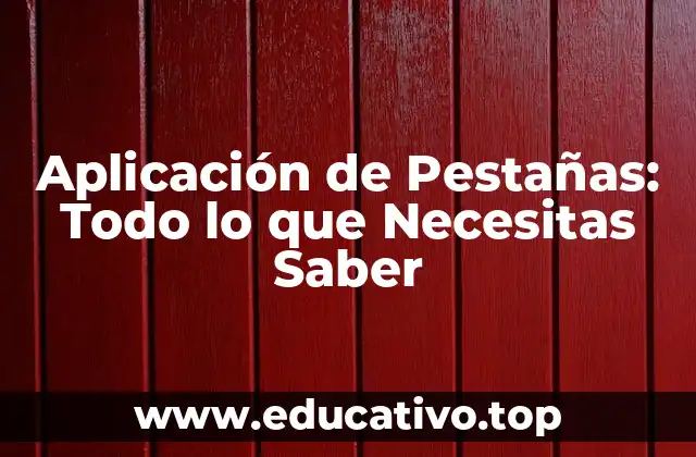 ¿Qué son las Pestañas Artificiales?