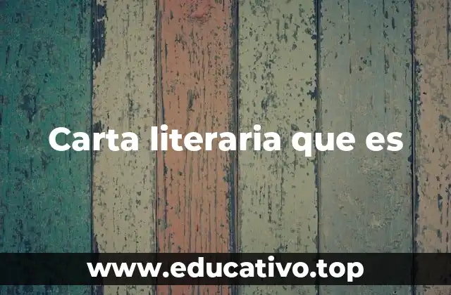 El poder de la carta como forma literaria