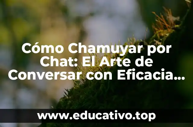 Cómo Chamuyar por Chat: El Arte de Conversar con Eficacia en Línea