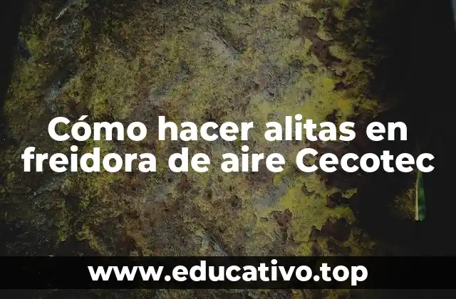 Cómo hacer alitas en freidora de aire Cecotec