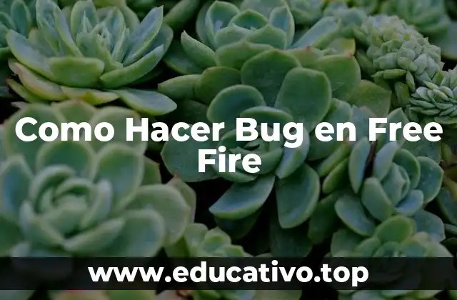 Como Hacer Bug en Free Fire