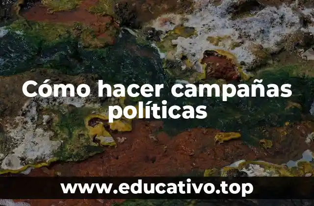 Cómo hacer campañas políticas