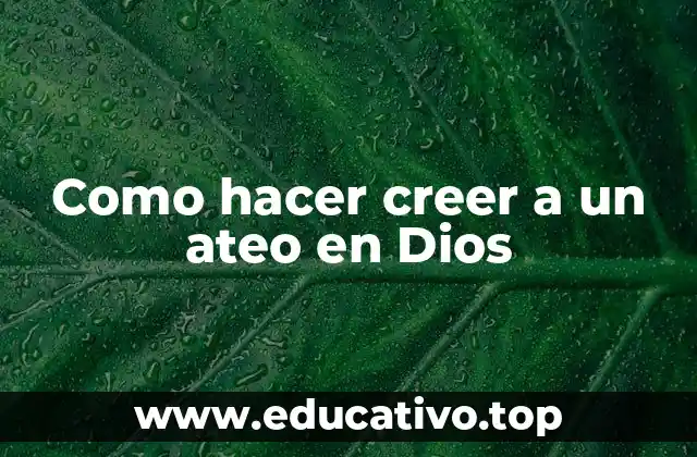 ¿Qué es la fe y cómo se relaciona con Dios?