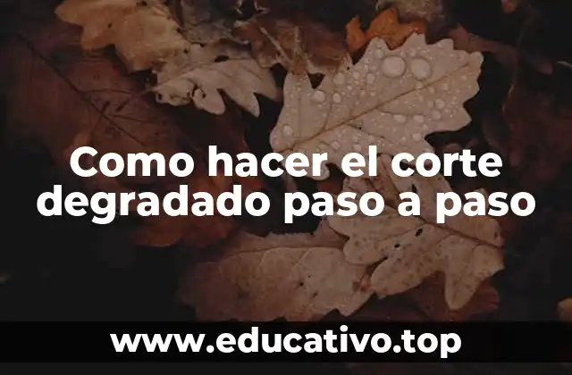 ¿Qué es el corte degradado y para qué sirve?