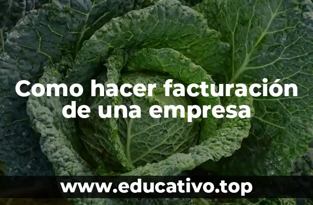 La facturación en una empresa