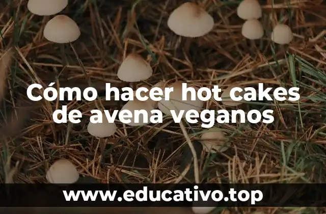 Cómo hacer hot cakes de avena veganos