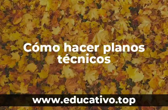 ¿Qué son los planos técnicos?