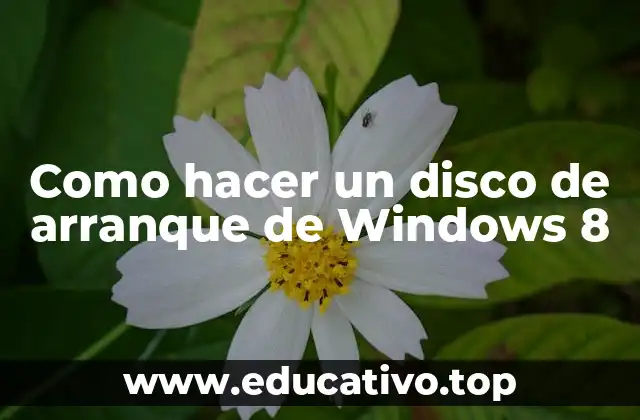 Como hacer un disco de arranque de Windows 8