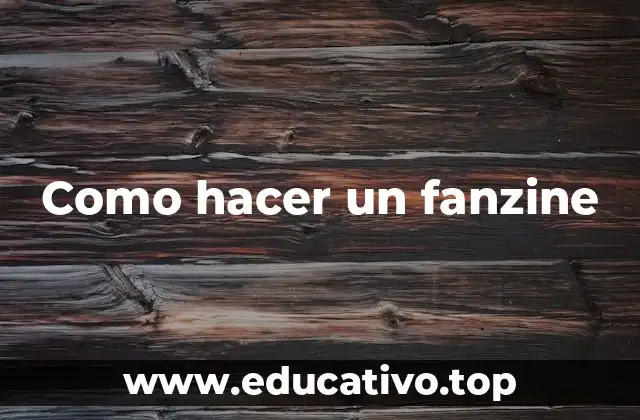 ¿Qué es un fanzine?