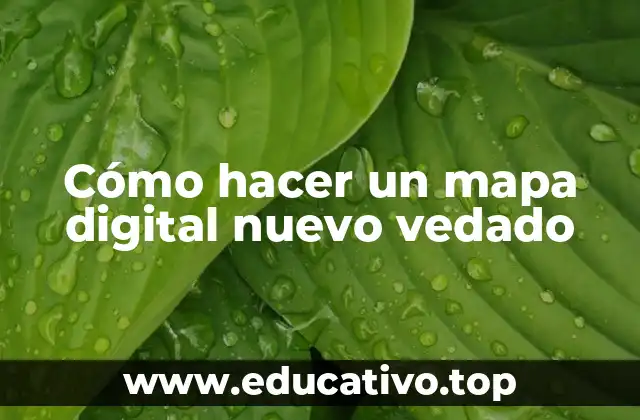 Cómo hacer un mapa digital nuevo vedado