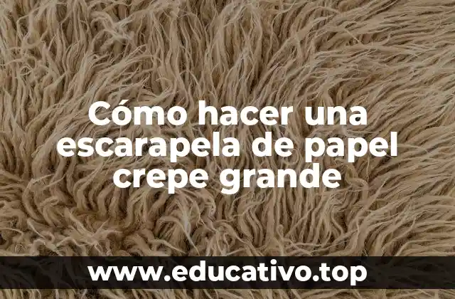 Cómo hacer una escarapela de papel crepe grande