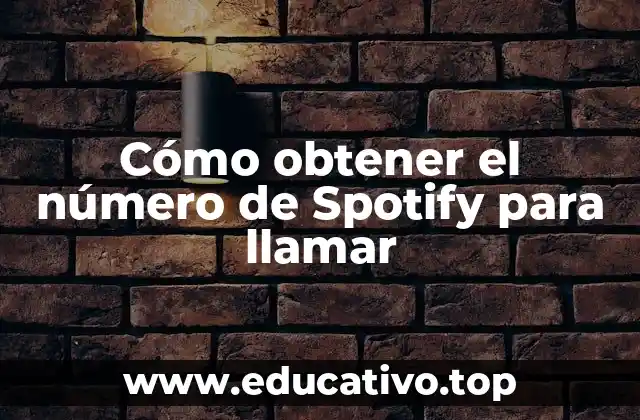 Cómo obtener el número de Spotify para llamar