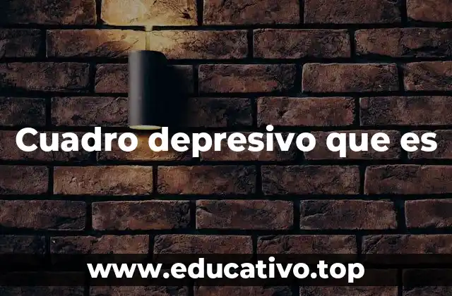 Las señales que indican un cuadro depresivo