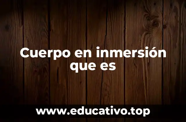 El cuerpo como punto de conexión entre mente y entorno