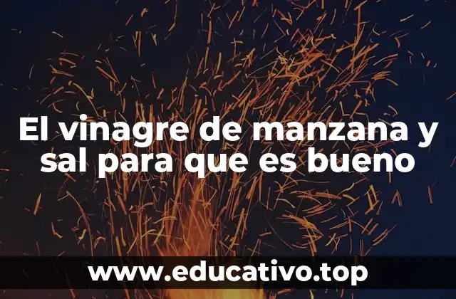 Usos del vinagre de manzana y sal en el hogar