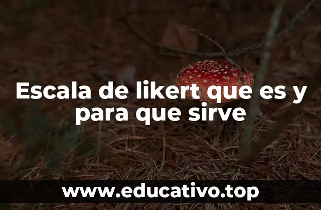 El uso de la escala de Likert en la medición de actitudes