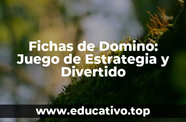 Fichas de Domino: Juego de Estrategia y Divertido