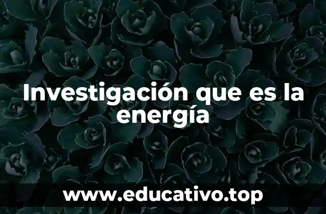 El papel de la energía en la evolución tecnológica