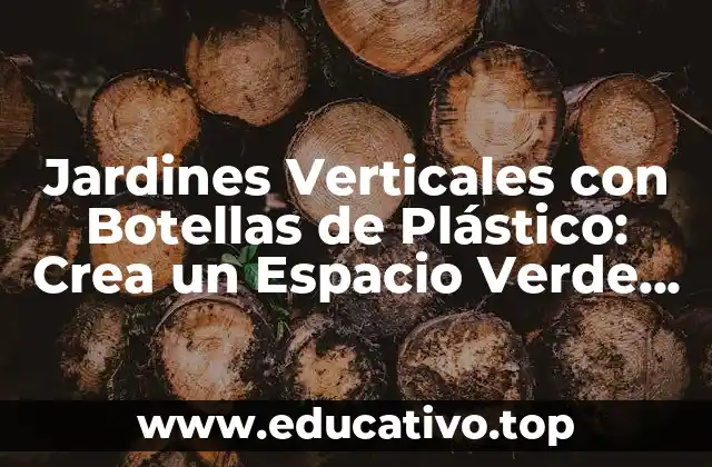 Beneficios de los Jardines Verticales con Botellas de Plástico