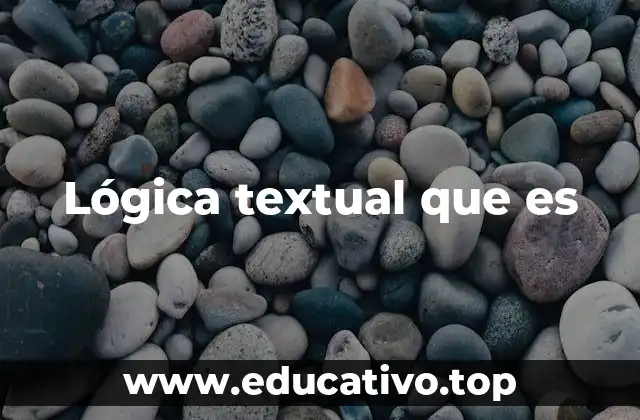 Lógica textual que es