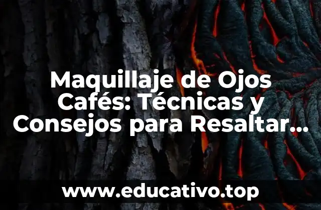 Maquillaje de Ojos Cafés: Técnicas y Consejos para Resaltar la Belleza de tus Ojos