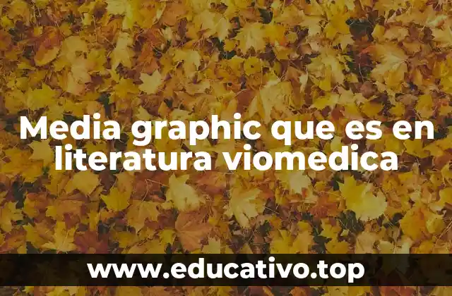 Media graphic que es en literatura viomedica