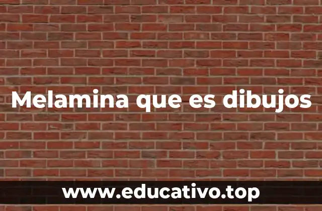 Usos de la melamina decorada con dibujos