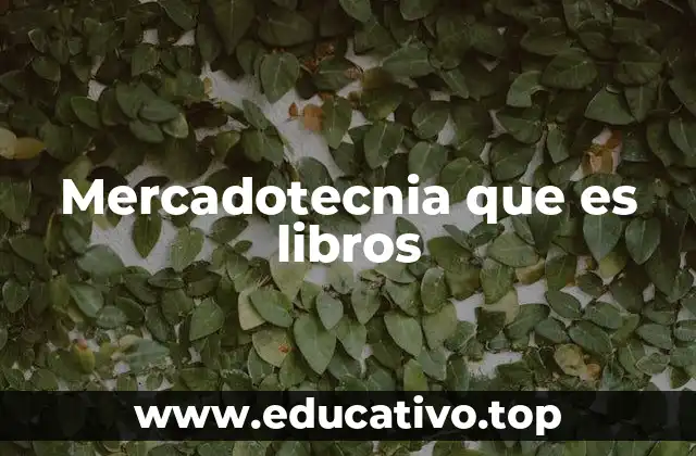 Mercadotecnia que es libros