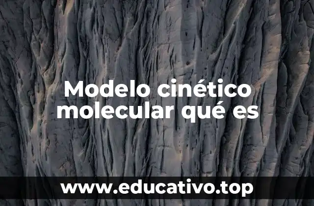 Fundamentos del modelo cinético molecular