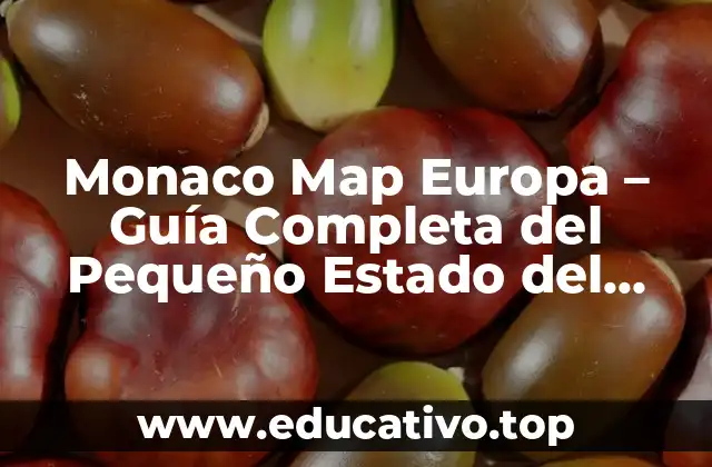 Monaco Map Europa – Guía Completa del Pequeño Estado del Mediterráneo