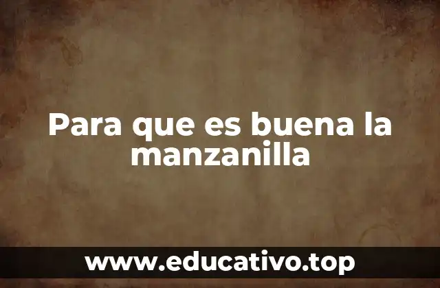 Beneficios de la manzanilla para la salud general