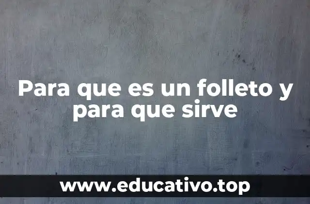 El papel del folleto en la comunicación visual