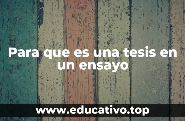 La importancia de tener una idea central clara en la escritura