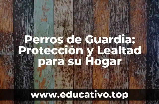 Perros de Guardia: Protección y Lealtad para su Hogar