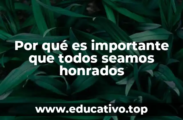 La base de una sociedad próspera y justa