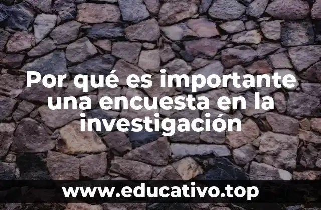 La relevancia de la participación en la investigación a través de encuestas