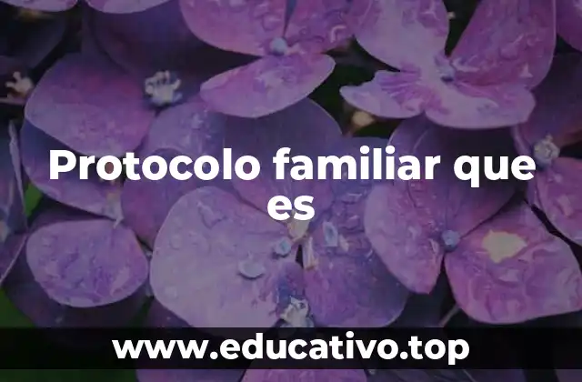 La importancia del protocolo familiar en la convivencia