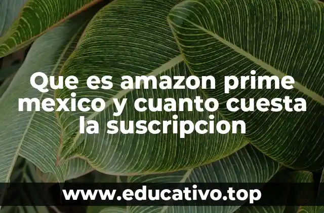 Amazon Prime en México: Más que una suscripción