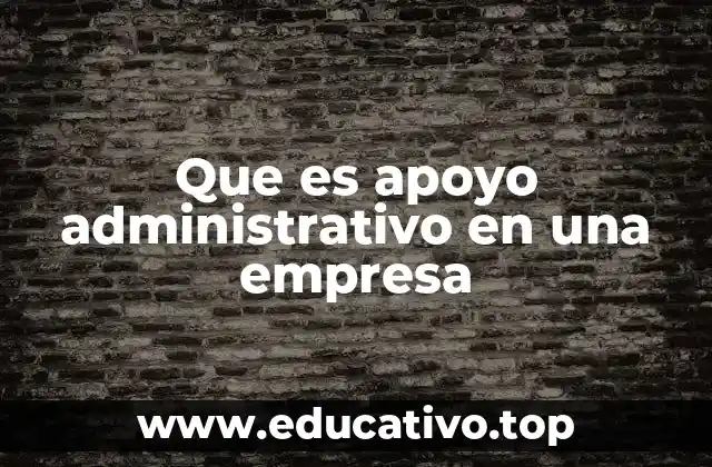 El rol del apoyo en la estructura empresarial