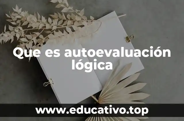 Que es autoevaluación lógica