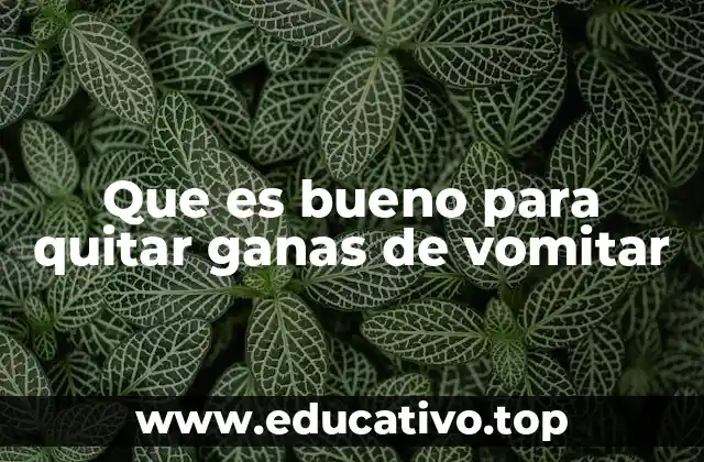Causas comunes de las ganas de vomitar