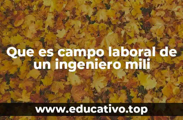 El rol del ingeniero militar en la logística y planificación estratégica