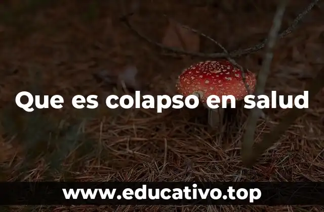 Que es colapso en salud