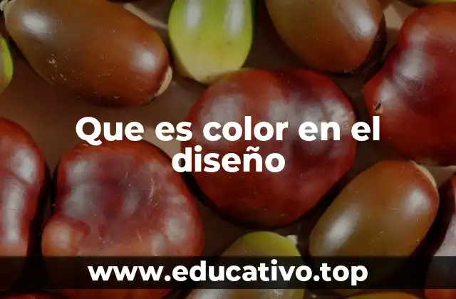 Que es color en el diseño