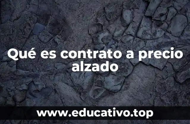 Características principales de los contratos a precio alzado