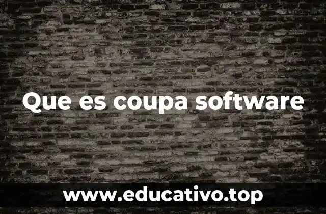 Que es coupa software