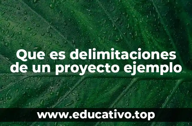 Cómo las delimitaciones guían la ejecución del proyecto