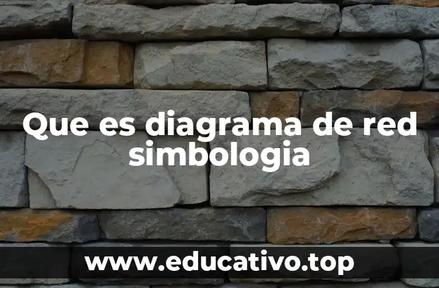 Que es diagrama de red simbologia